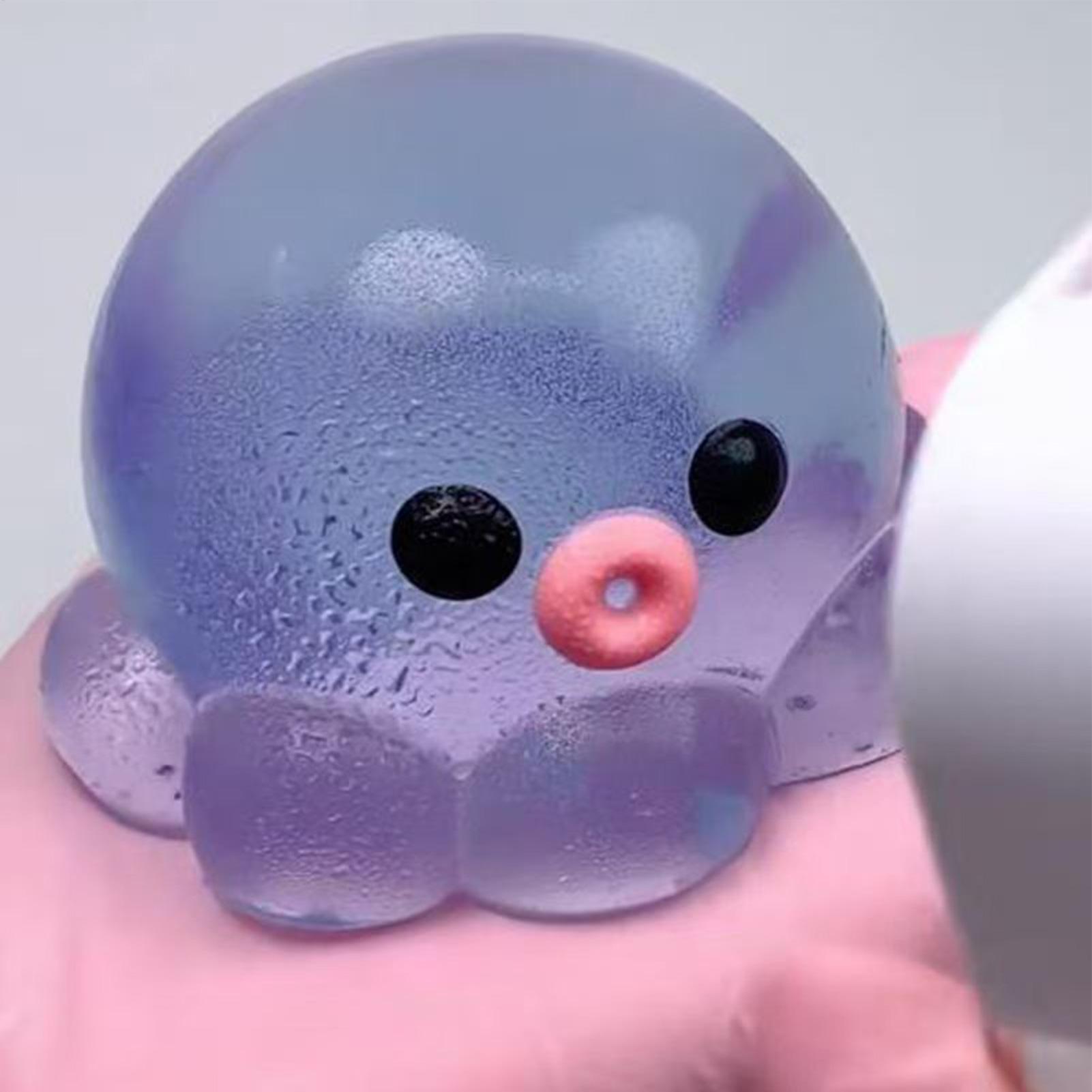 Party Games Gender Reveal - Homemade Bubble Octopus Squeeze Toy for