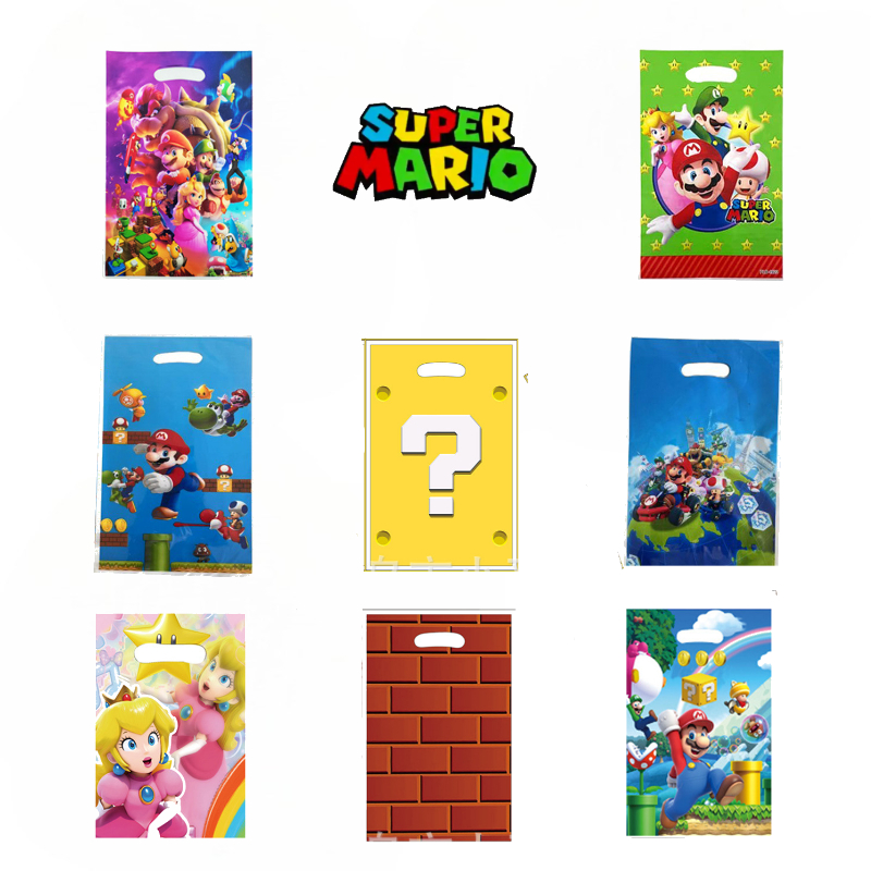 Party Games Mario - 20pcs Super Mary Anime Gift Bags