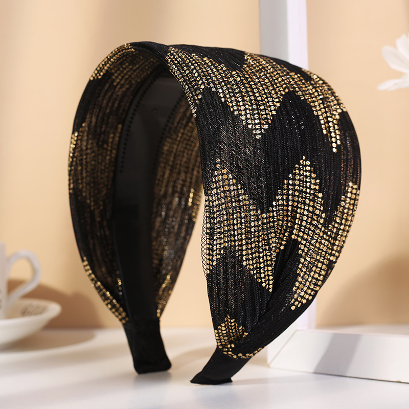 Ring Toss Outdoor - New Lace Headband Wide-Brimmed Non-Slip hair