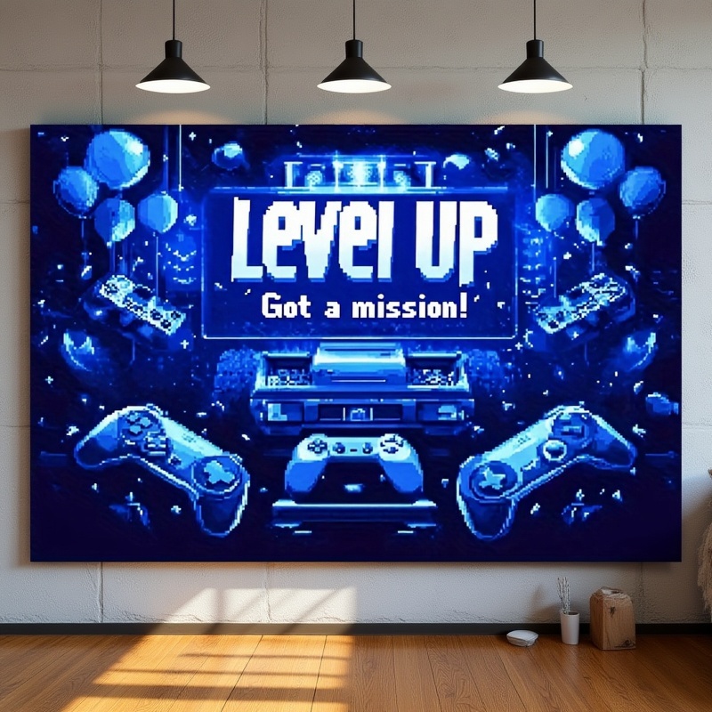 Party Games Stream - Large-scale upgrade game background, suitable for