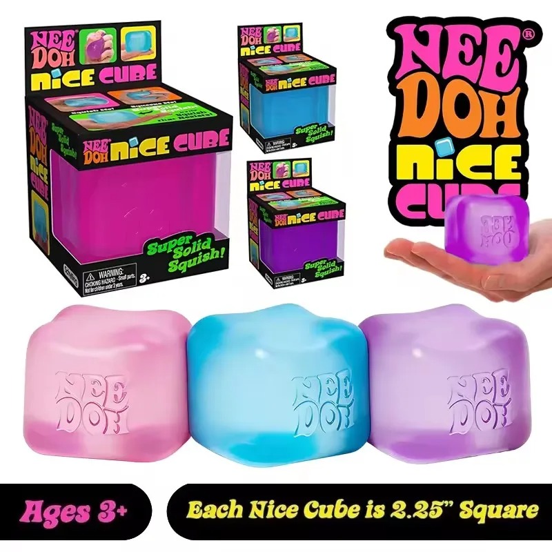 Party Games Ideas - NeeDoh Squishy Schylling Atomic *Stress Relief