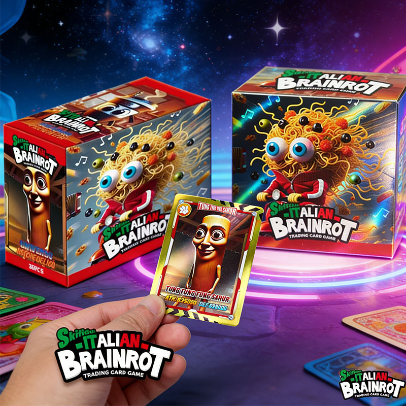 Party Games At Home - Italian Brainrot Trading Card Game Tung