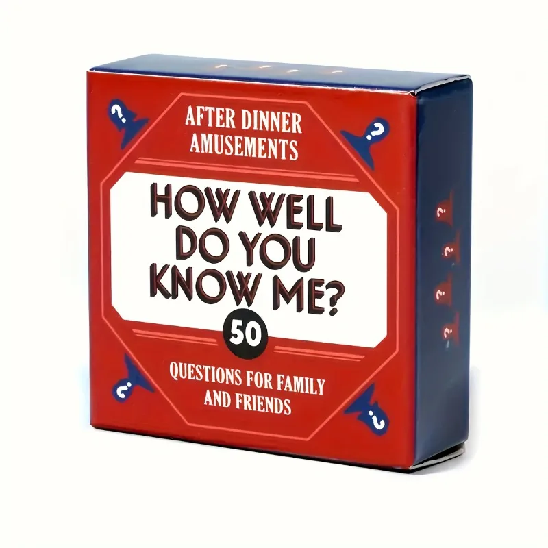 Party Games Gifts - 50Pcs How Well Do You Know
