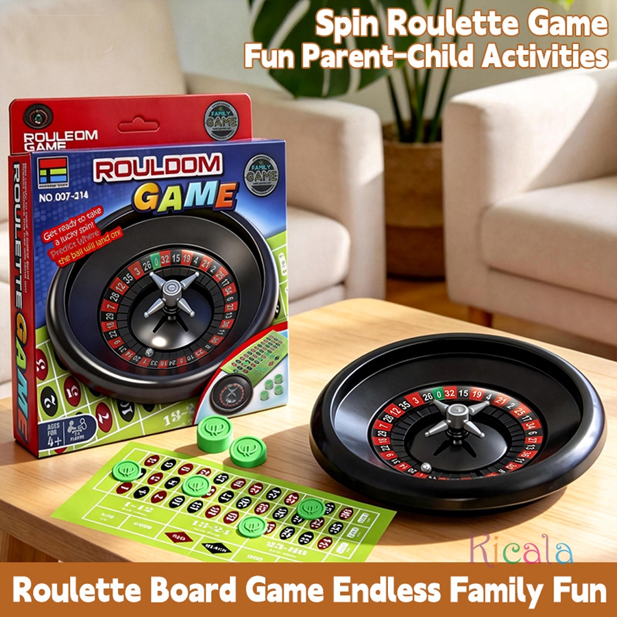Kids Roulette Board Game Set P - Party Games Spin The Wheel reseña y precio