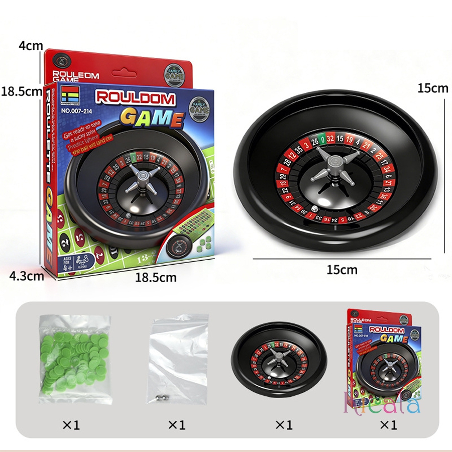 Kids Roulette Board Game Set P - Party Games Spin The Wheel reseña y precio