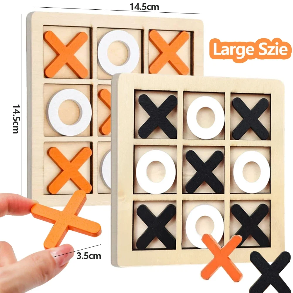 Wooden XO Tic Tac Toe Game Min - Party Games At Home reseña y precio