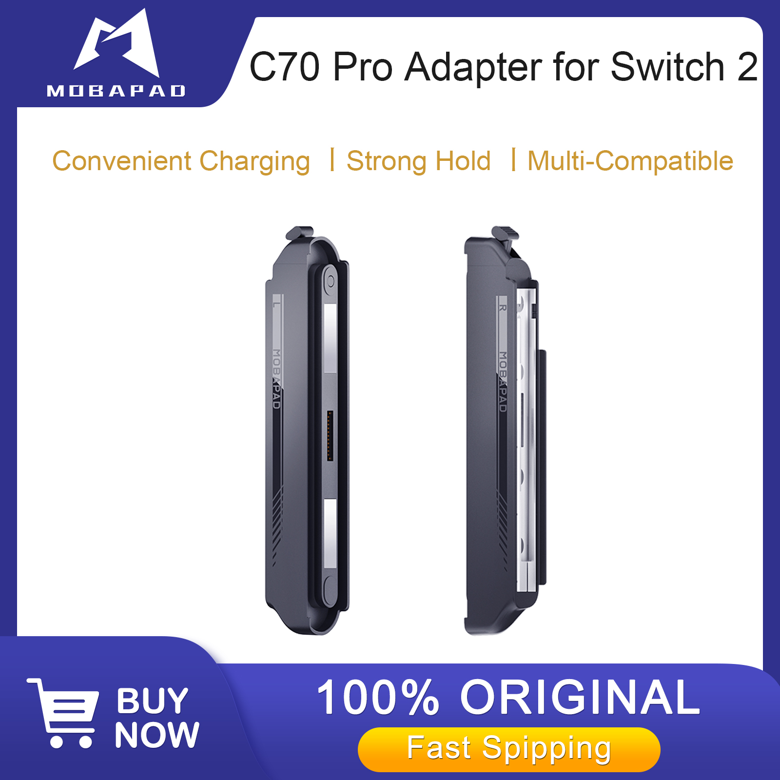 MOBAPAD Charging Grip Adapter  - Party Games On Switch reseña y precio