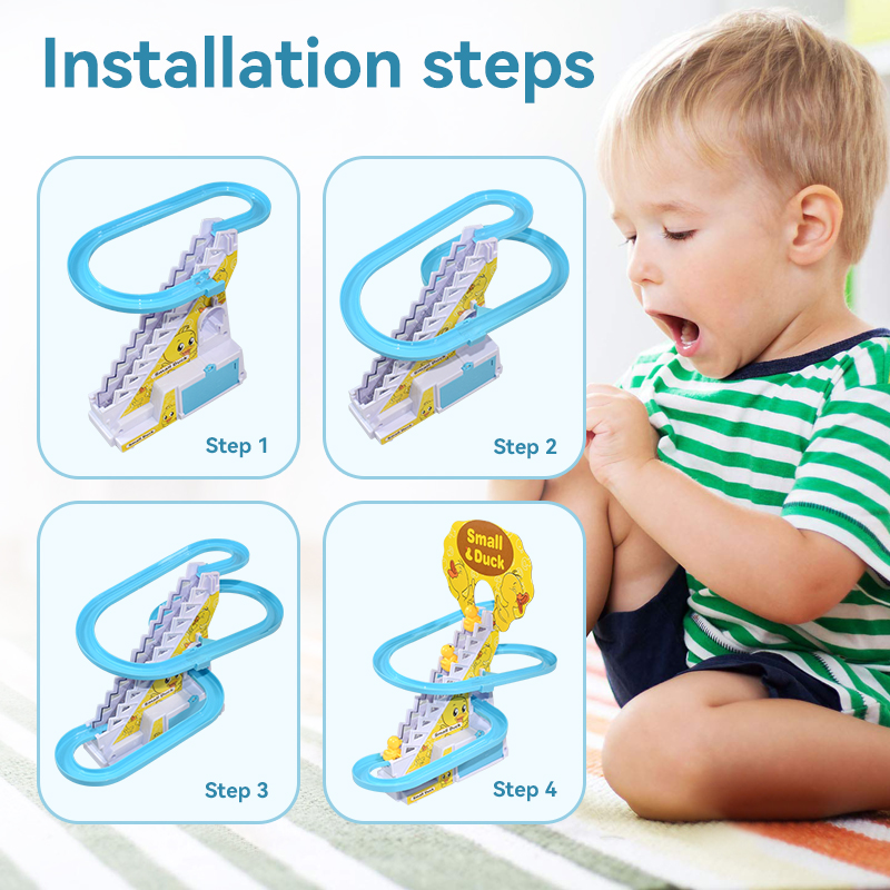 Climbing Stairs Track Toys Ele - Ladder Toss Set reseña y precio