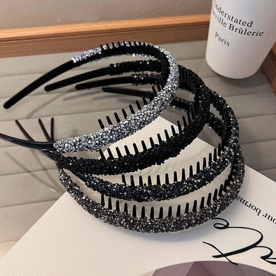 Non-slip Rhinestone Hair Hoops - Ring Toss Outdoor reseña y precio