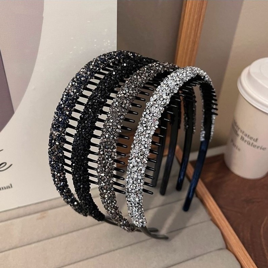 Non-slip Rhinestone Hair Hoops - Ring Toss Outdoor reseña y precio