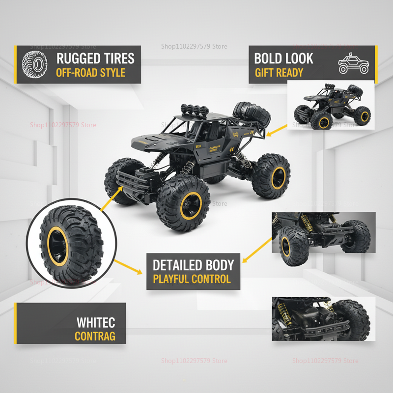 1:12 Scale All Terrain RC Cars - Party Games No Equipment reseña y precio