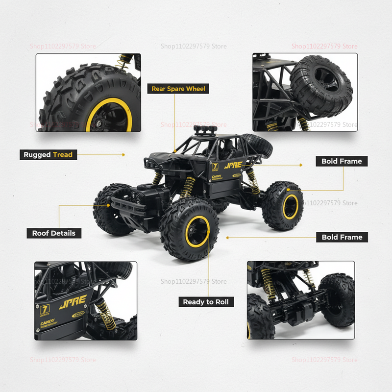 1:12 Scale All Terrain RC Cars - Party Games No Equipment reseña y precio