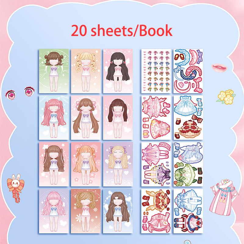 20Pcs/Book Clothing Matching S - Book Party Games reseña y precio