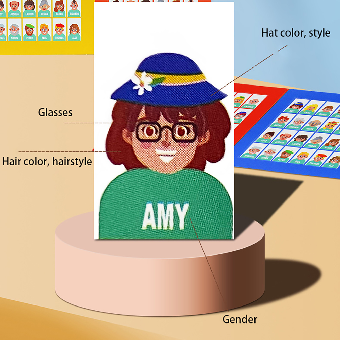 Family Guessing Board Game Who - Party Games At Home reseña y precio