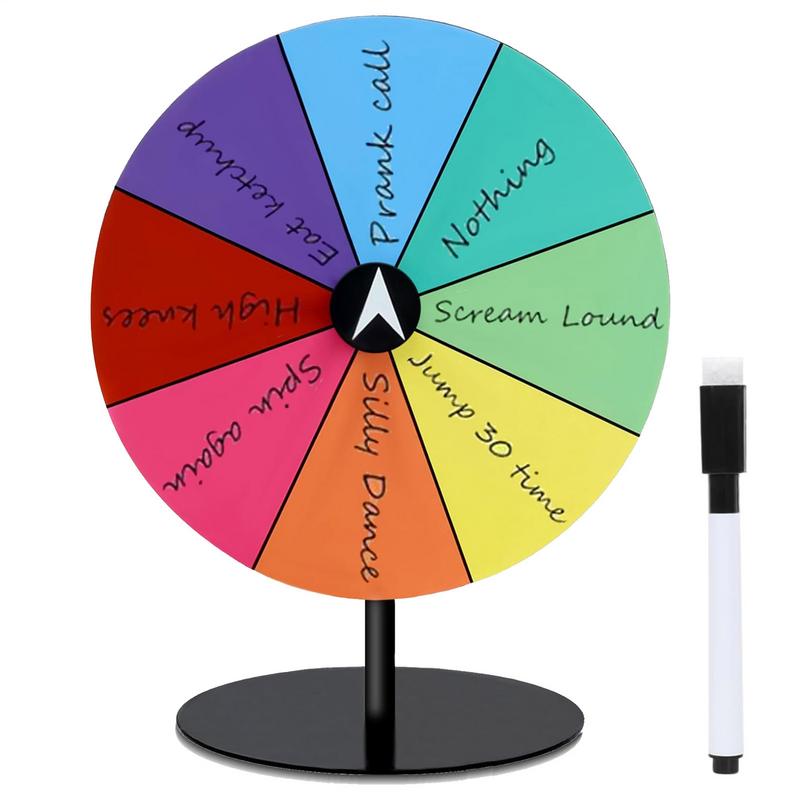 Prize Wheel Spin Tabletop Fort - Party Games Spin The Wheel reseña y precio