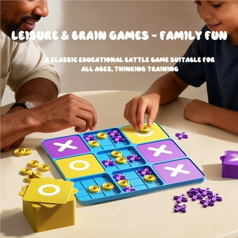 New Tic-Tac-Toe Board Game | K - Party Games At Home reseña y precio
