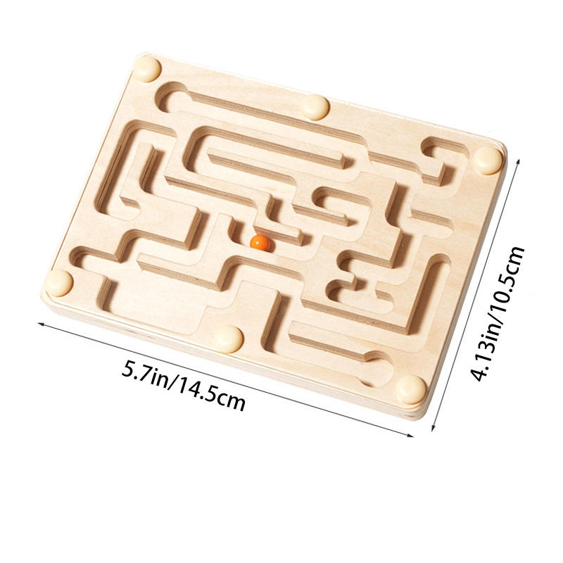 Small Wooden Balance Bead Maze - Party Games At Home reseña y precio