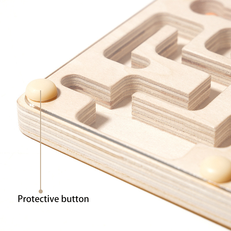 Small Wooden Balance Bead Maze - Party Games At Home reseña y precio