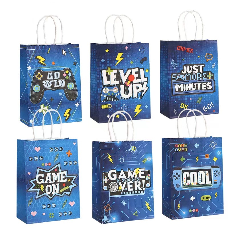 6/24Pcs Video Game on Theme Pa - Party Games Gender Reveal reseña y precio