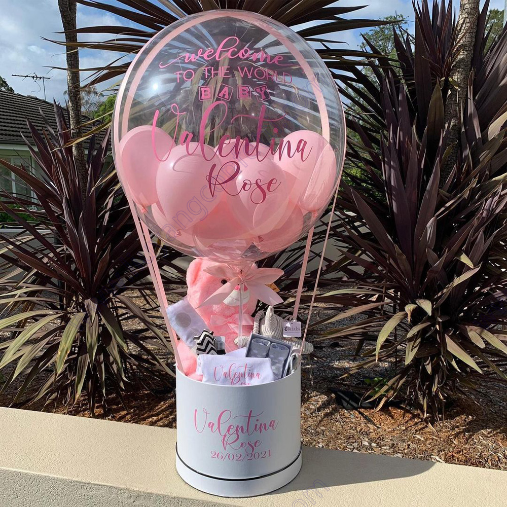 Gift Hamper Balloon Box Set Ba - Party Games Gender Reveal reseña y precio