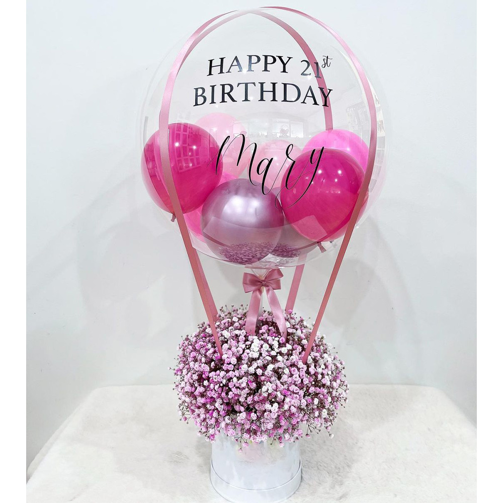 Gift Hamper Balloon Box Set Ba - Party Games Gender Reveal reseña y precio