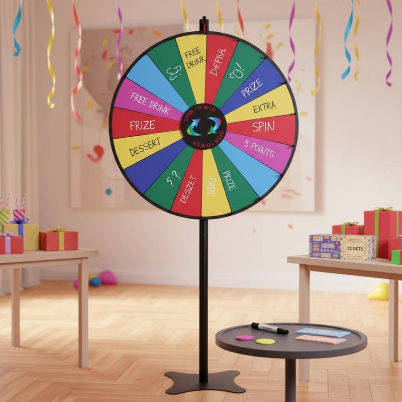 36 inch Spinning Prize Wheel,  - Party Games Spin The Wheel reseña y precio