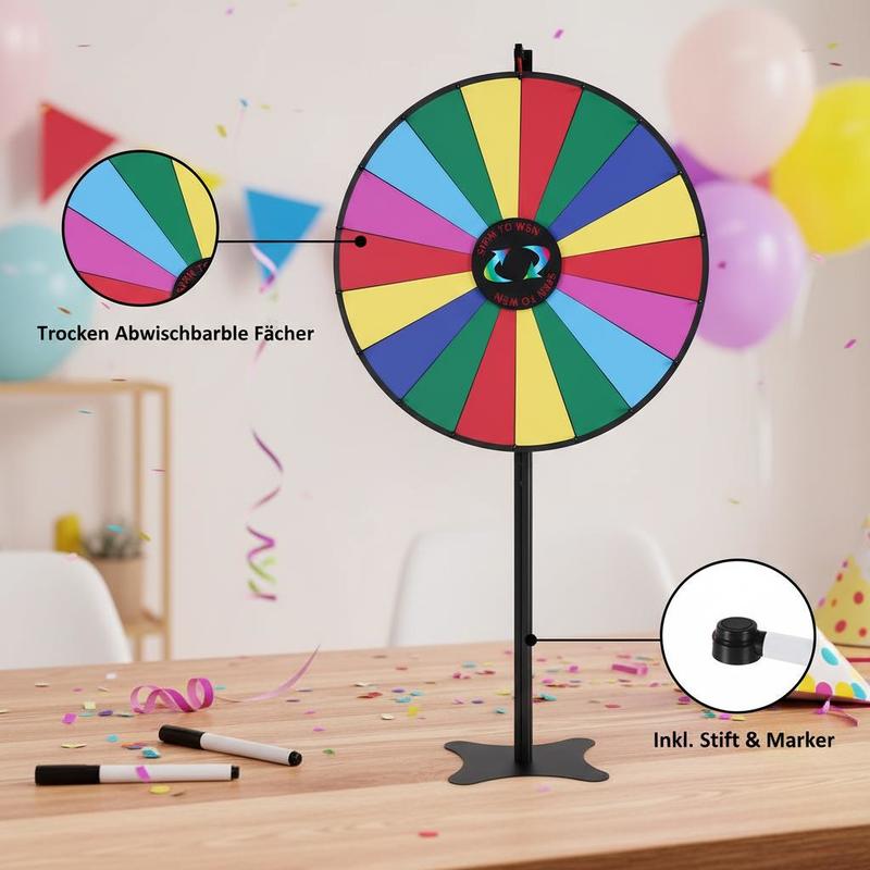 36 inch Spinning Prize Wheel,  - Party Games Spin The Wheel reseña y precio