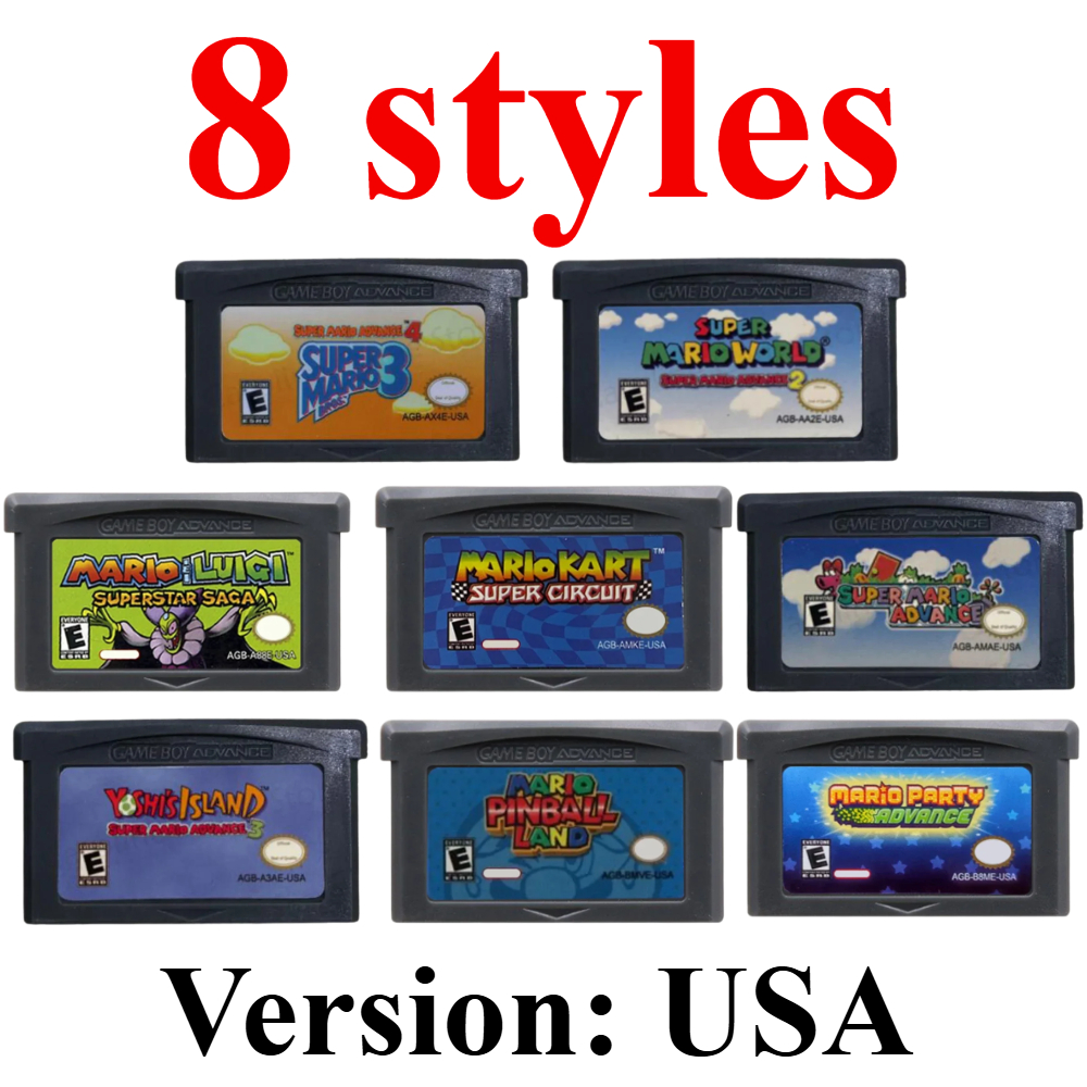 USA Mario Series GBA Game Cart - Party Games Mario reseña y precio