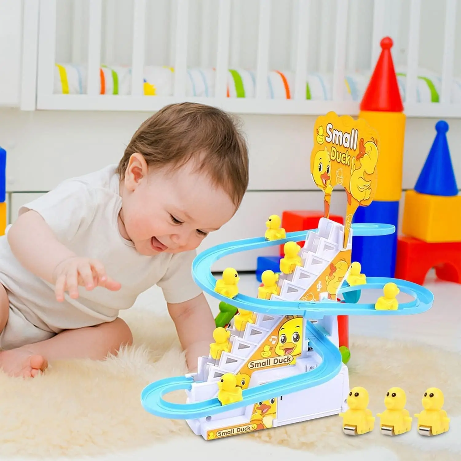 Climbing Stairs Track Toys Ele - Ladder Toss Set reseña y precio