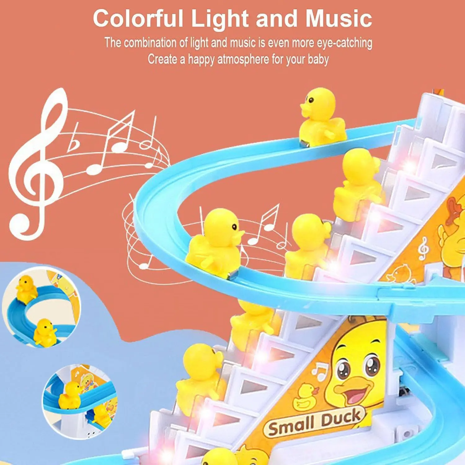 Climbing Stairs Track Toys Ele - Ladder Toss Set reseña y precio
