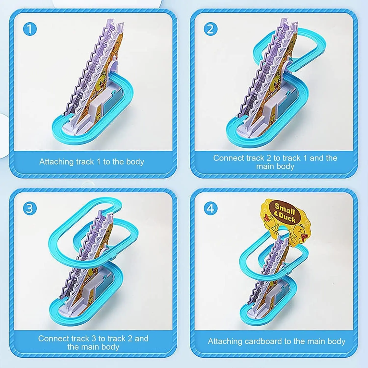 Climbing Stairs Track Toys Ele - Ladder Toss Set reseña y precio