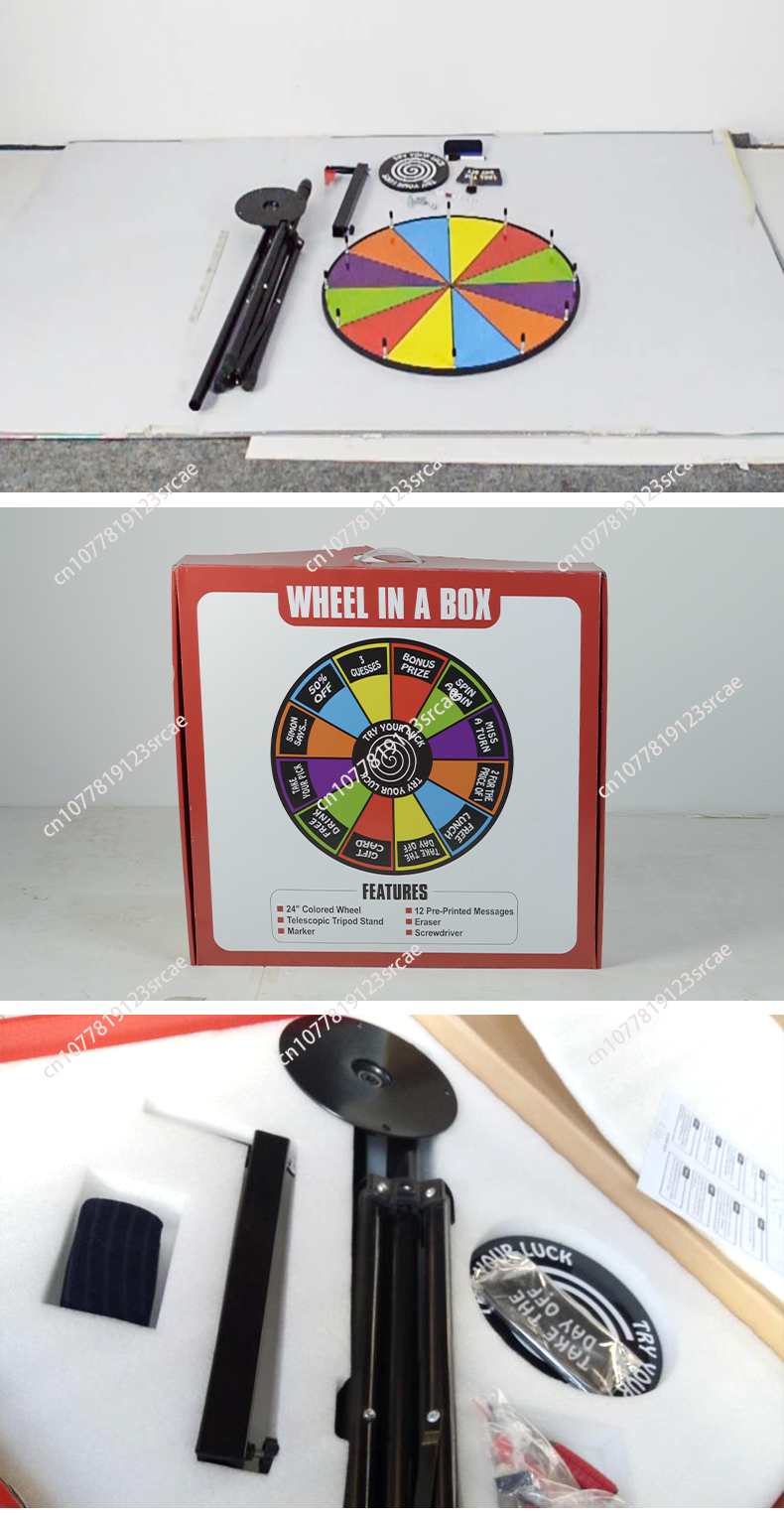 for 24-Inch Dry Erase Color Pr - Party Games Spin The Wheel reseña y precio