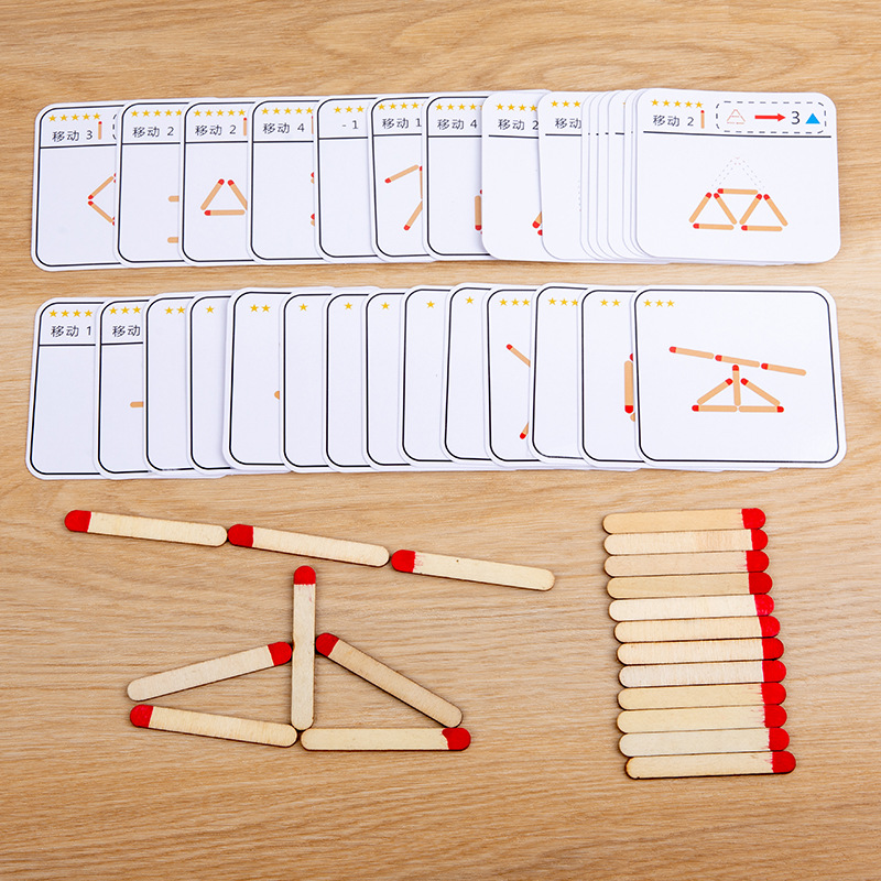 Montessori Matches Puzzles Gam - Party Games At Home reseña y precio