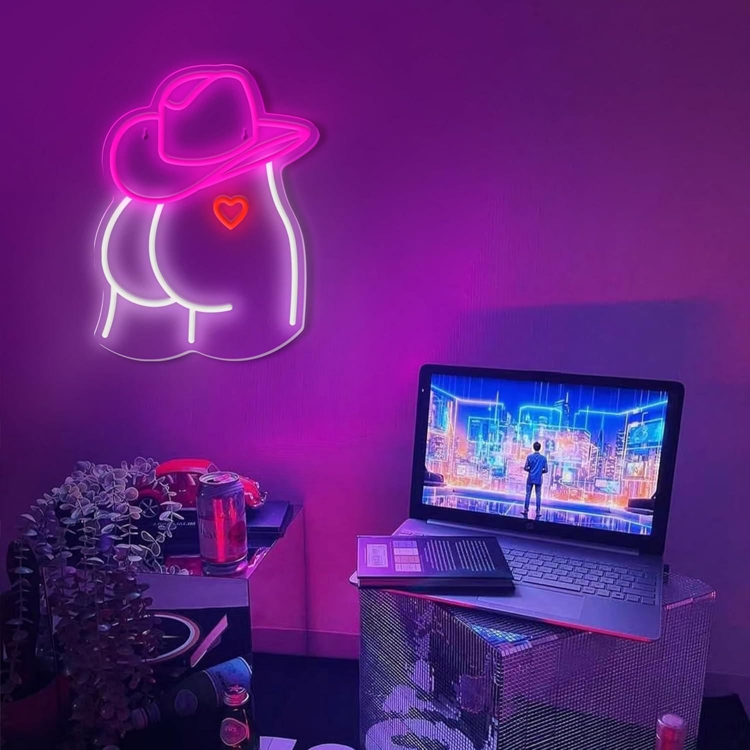 Cowgirl Neon Sign Dimmable LED - Party Games Gifts reseña y precio