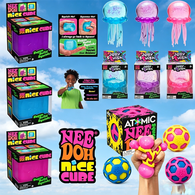 NeeDoh Squishy/; Schylling Ato - Party Games Ideas reseña y precio