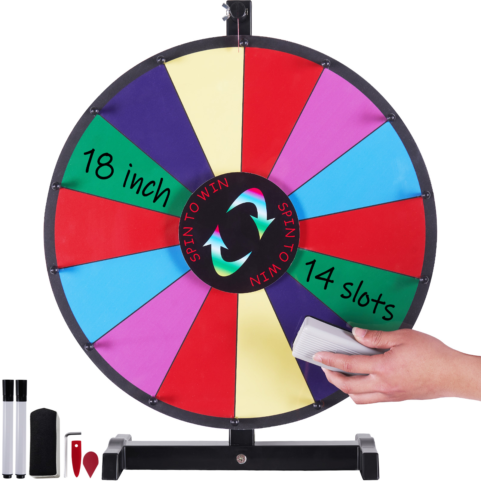 SucceBuy 18/24/36 inch Spinnin - Party Games Spin The Wheel reseña y precio