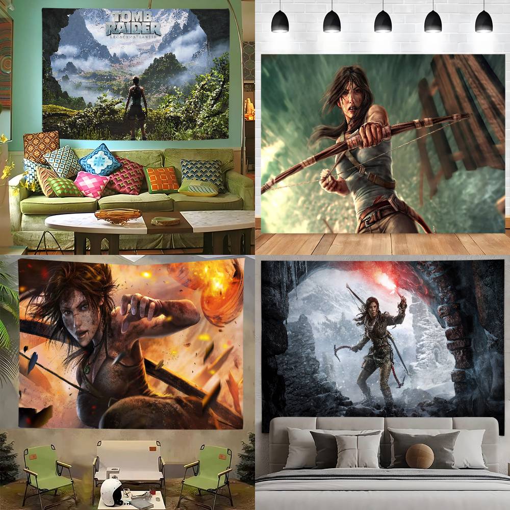 1pc Tomb Raider Game Photograp - Party Games Stream reseña y precio
