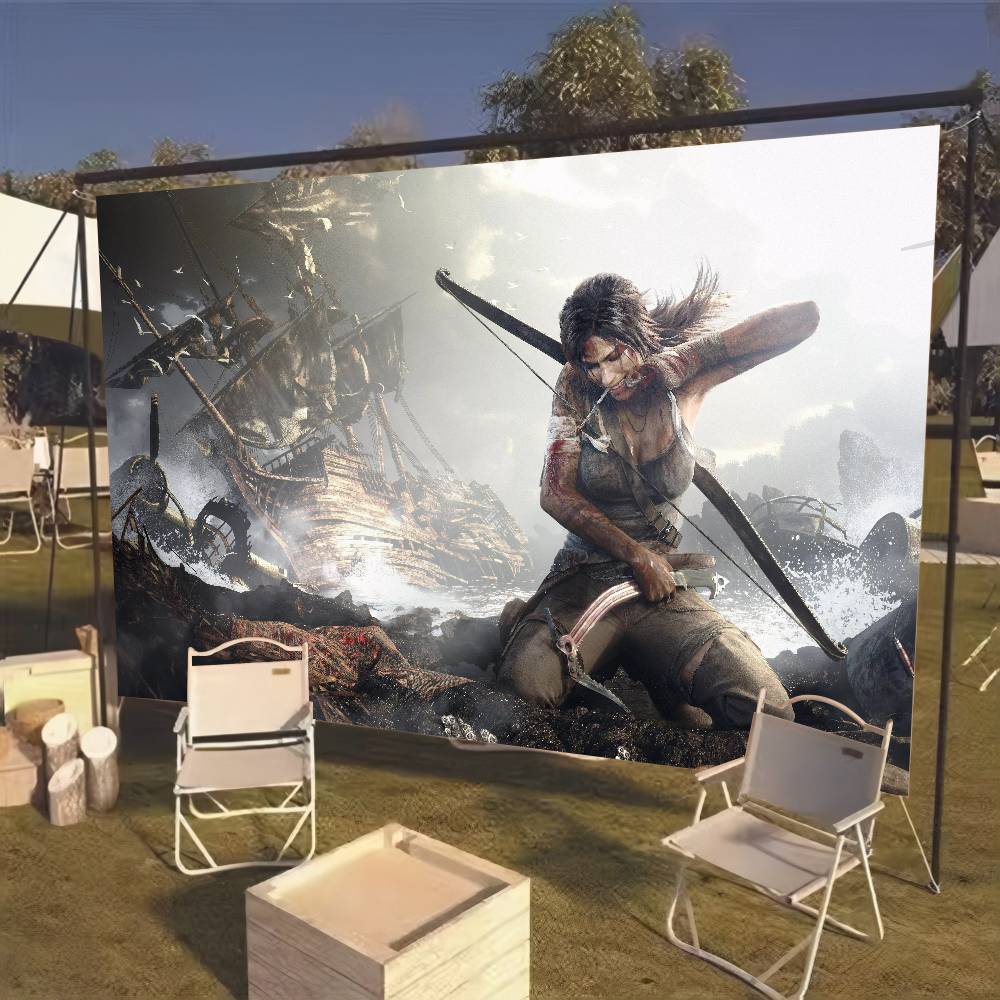 1pc Tomb Raider Game Photograp - Party Games Stream reseña y precio