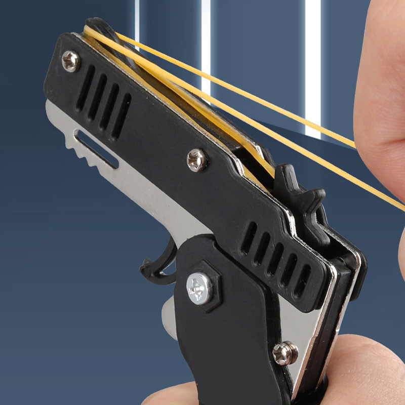 Mini Keychain Rubber Band Gun  - Party Games Gender Reveal reseña y precio