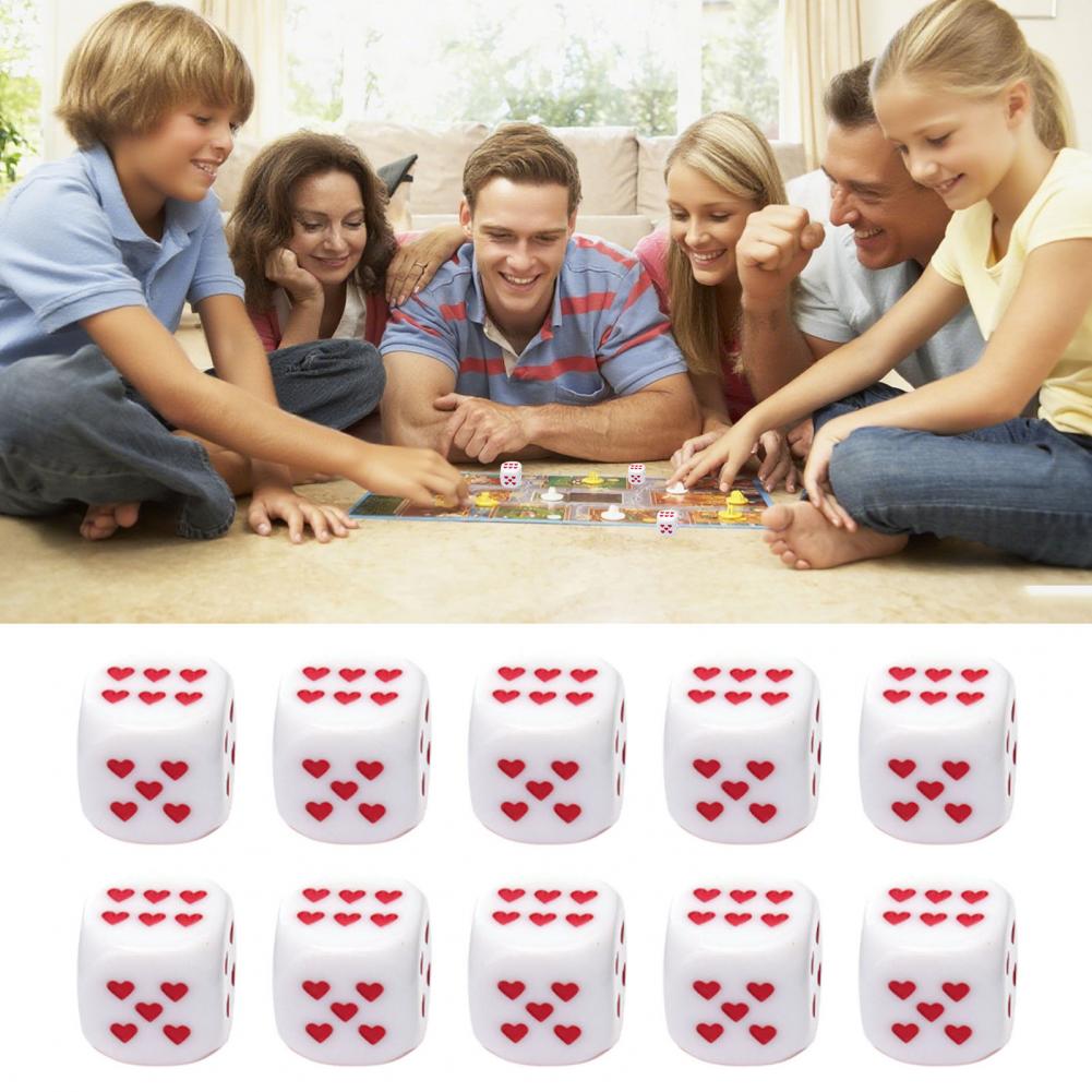 10Pcs 25MM Love Heart Acrylic  - Party Games No Equipment reseña y precio