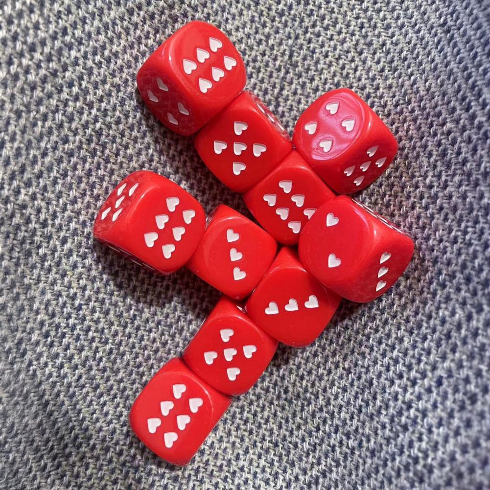 10Pcs 25MM Love Heart Acrylic  - Party Games No Equipment reseña y precio