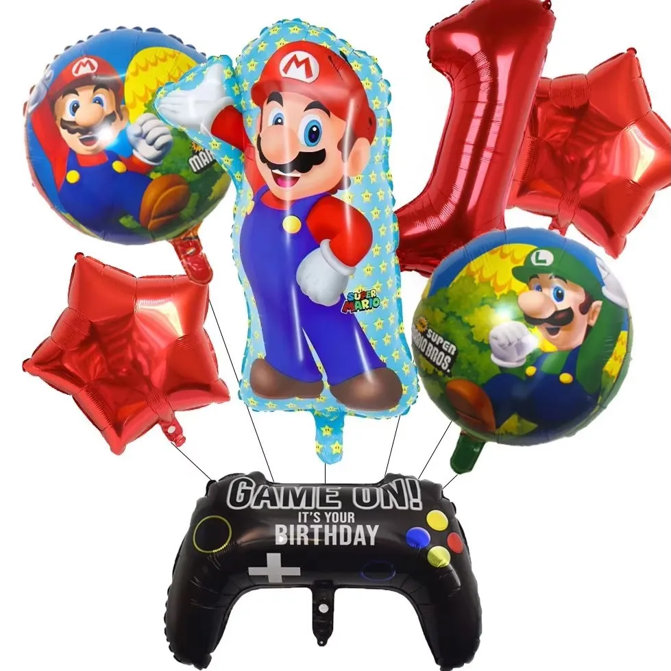 Mario Luigi Game Themed Birthd - Party Games Mario reseña y precio