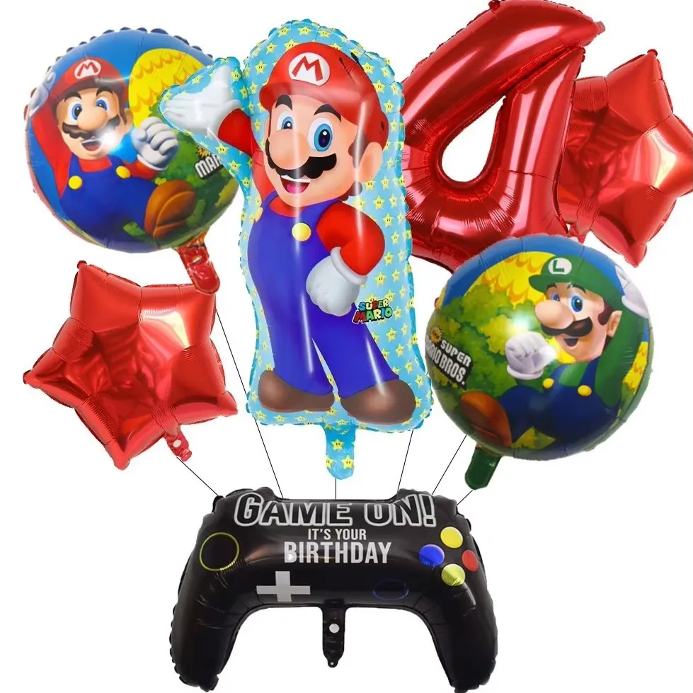 Mario Luigi Game Themed Birthd - Party Games Mario reseña y precio