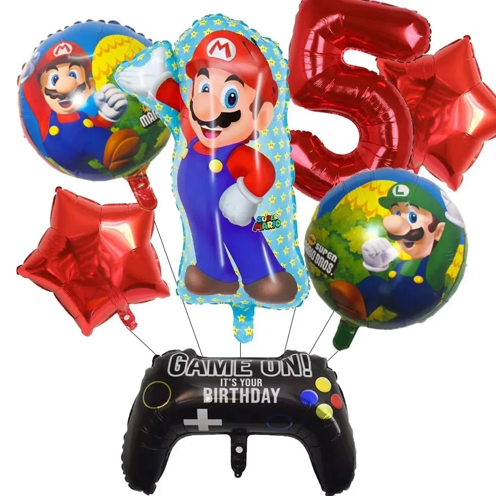 Mario Luigi Game Themed Birthd - Party Games Mario reseña y precio