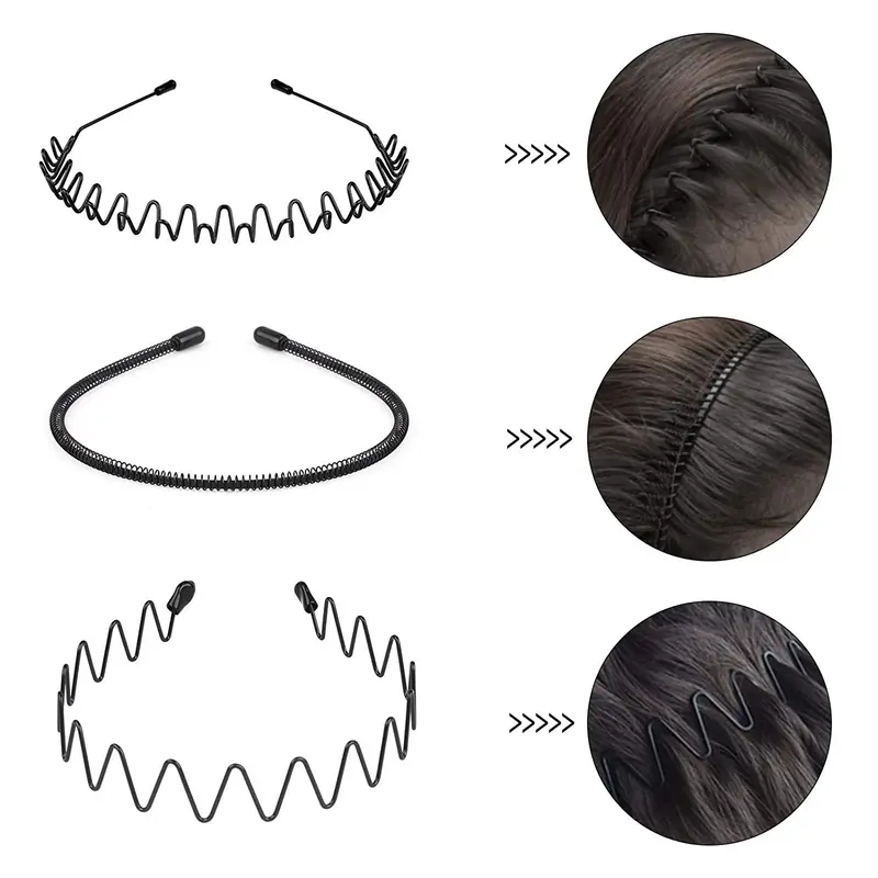 Unisex Metal Wavy Spring Hair  - Ring Toss Outdoor reseña y precio