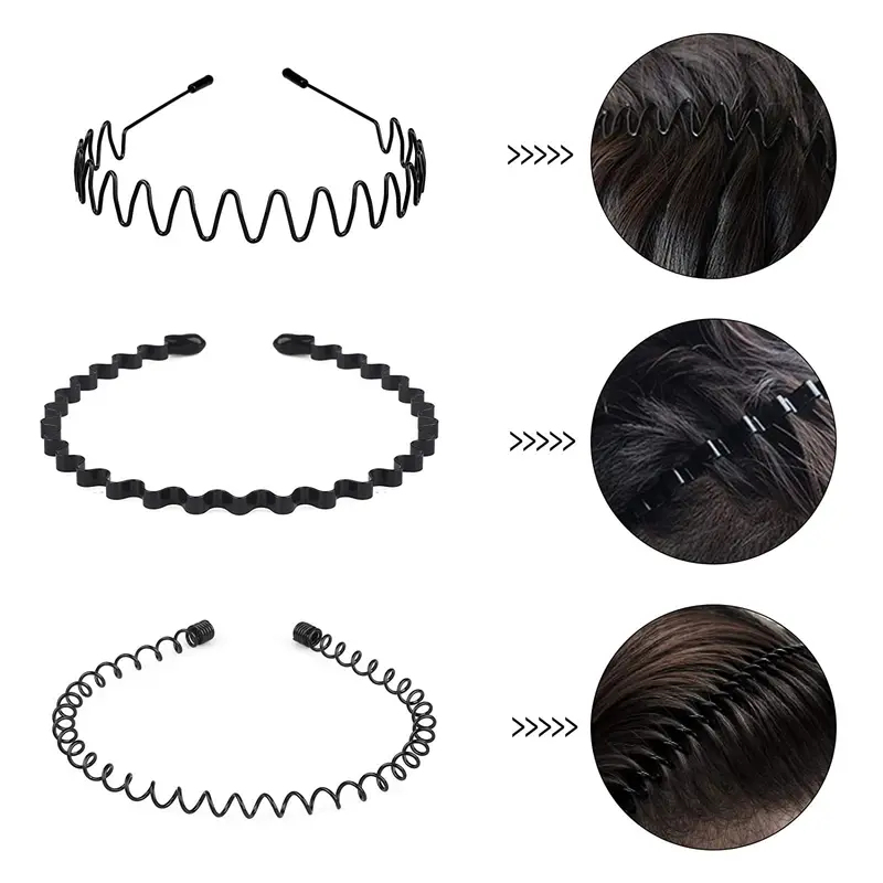 Unisex Metal Wavy Spring Hair  - Ring Toss Outdoor reseña y precio