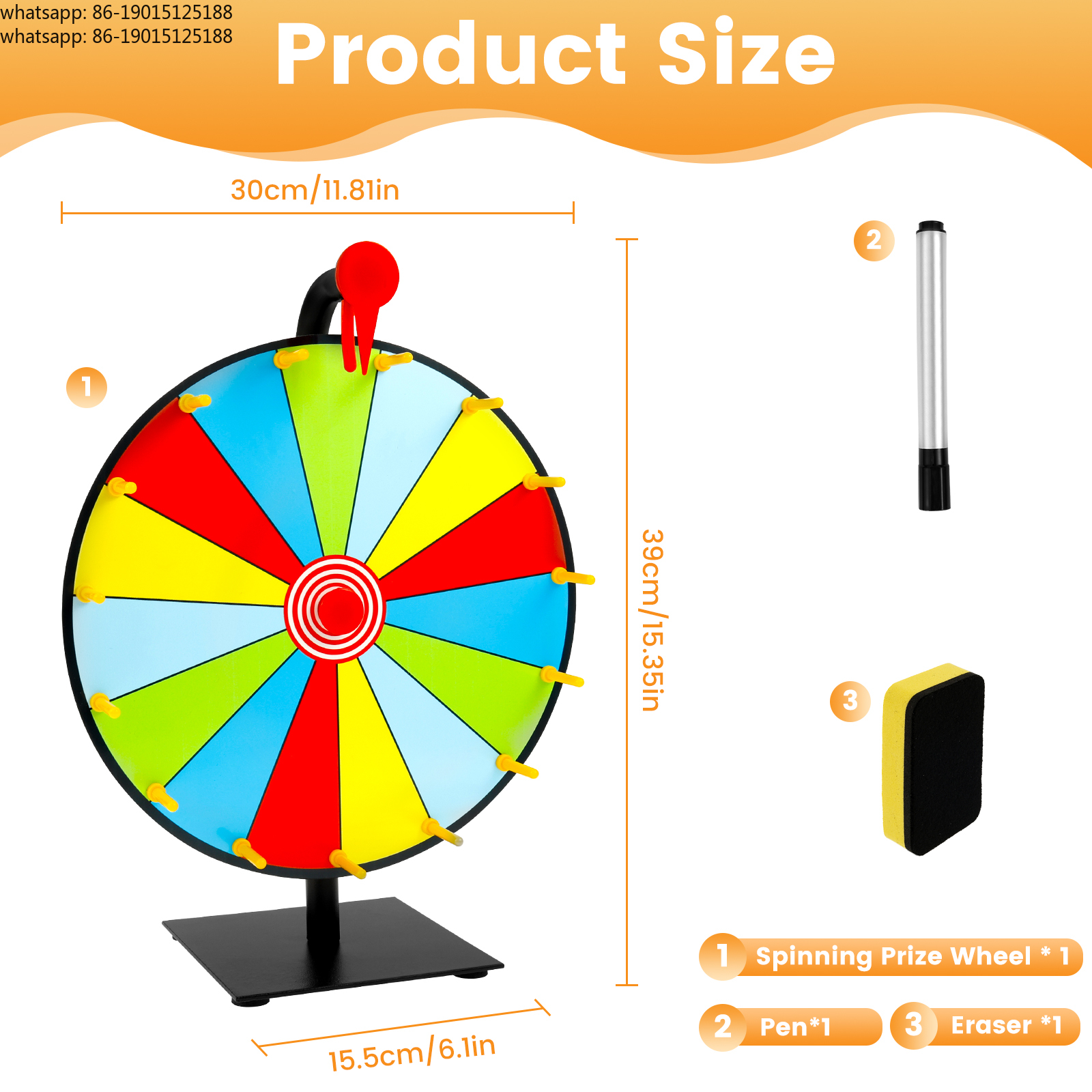 Prize Wheel Game Spinner DIY P - Party Games Spin The Wheel reseña y precio