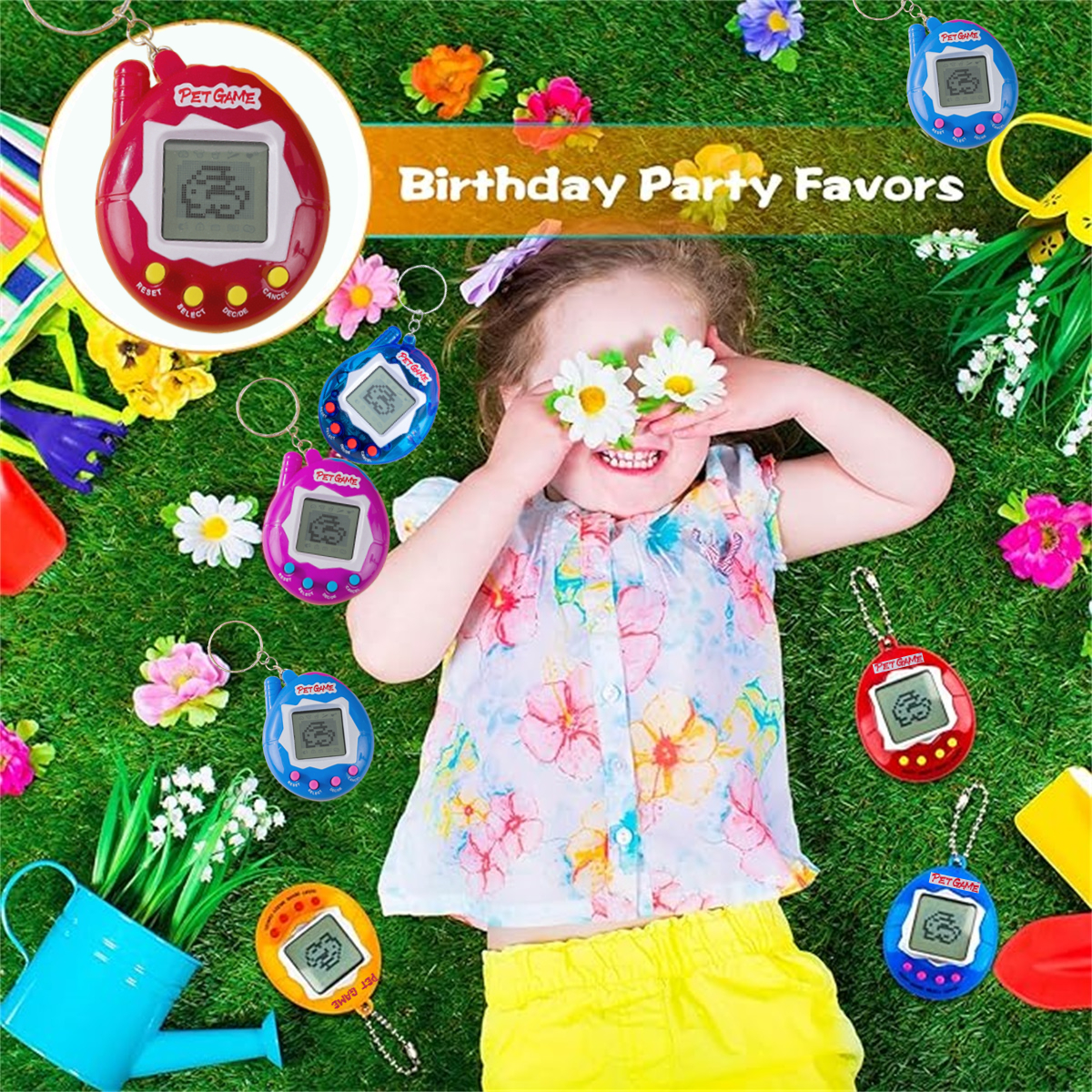 6-48PCS Virtual Pet Keychain D - Party Games Gender Reveal reseña y precio