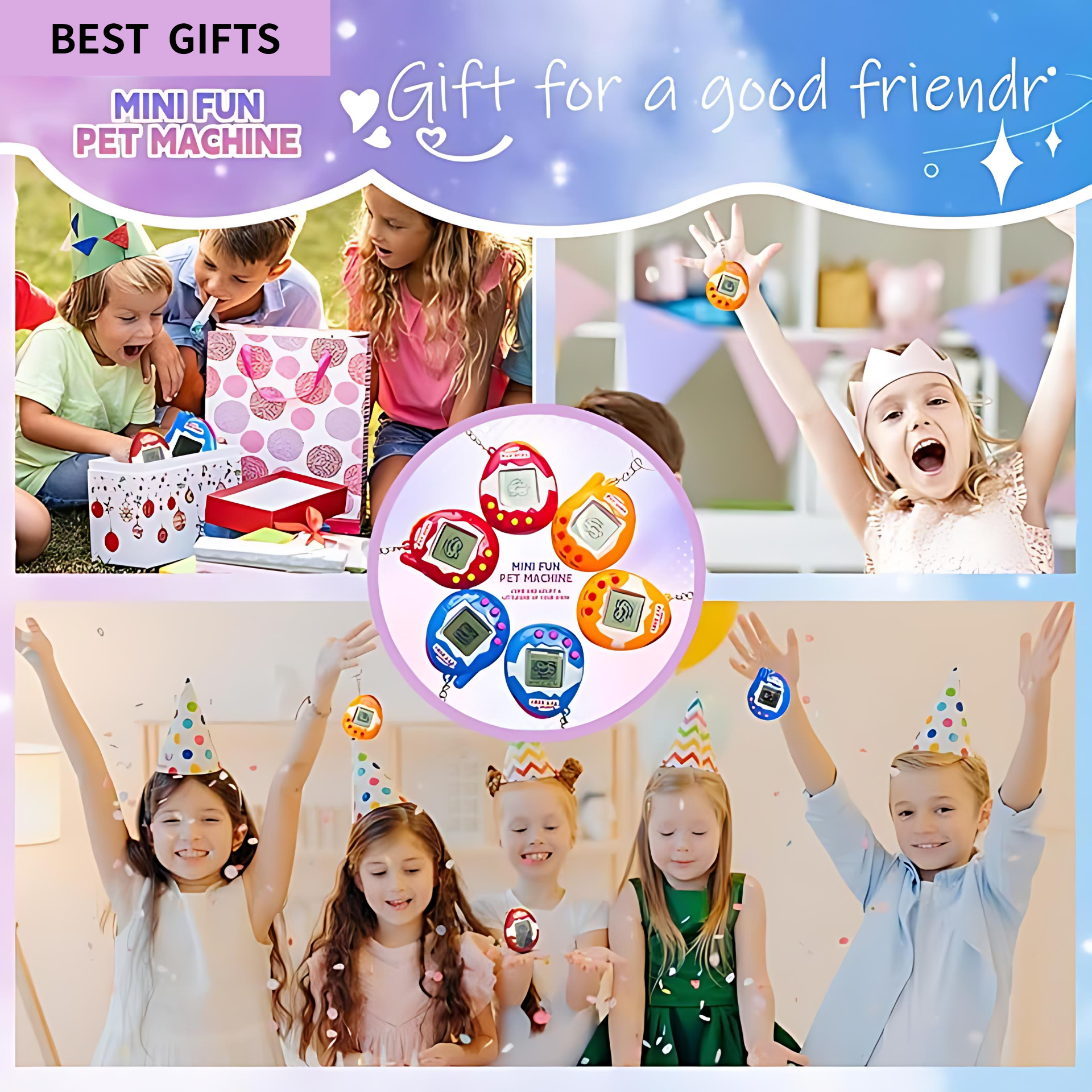 6-48PCS Virtual Pet Keychain D - Party Games Gender Reveal reseña y precio