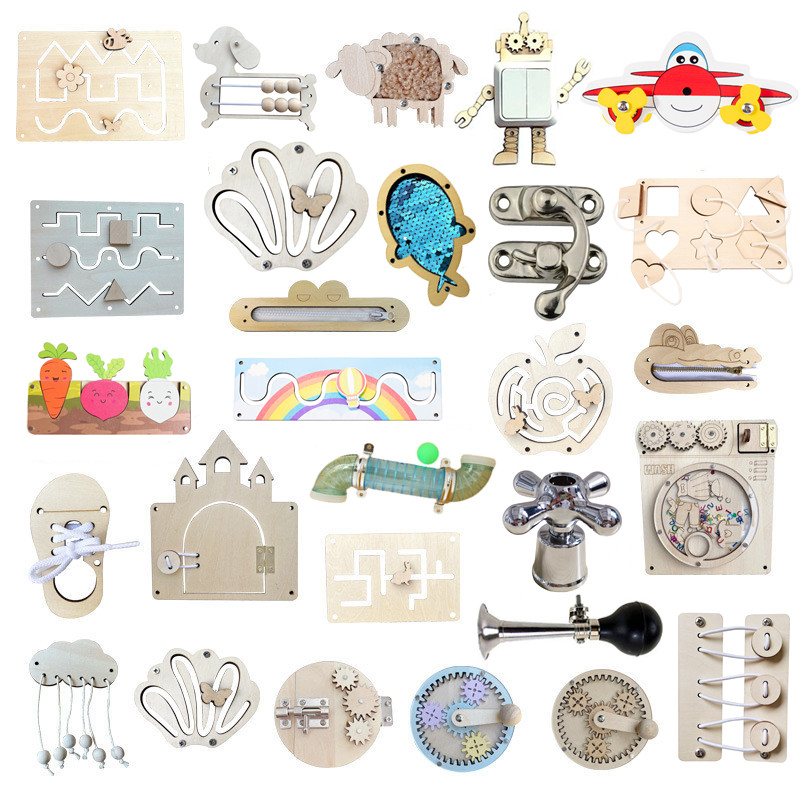 Kids Busy Board DIY Accessorie - Party Games At Home reseña y precio